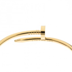 Pre Owned Cartier Juste Un Clou 18k Yellow Gold Bracelet 16cm