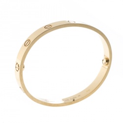 مملوكة مسبقًا سوار كارتي يه لوف ذهب أصفر 17سم