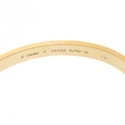 مملوكة مسبقًا سوار كارتييه لوف ذهب أصفر 17سم