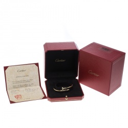 مملوكة مسبقًا Cartier Juste Un Clou 18K Yellow Gold Bracelet