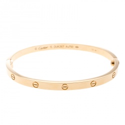 Cartier Love 18k Rose Gold SM Bracelet 15 Cartier TLC