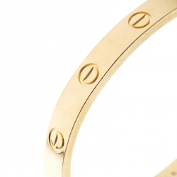 Pre Owned سوار كارتييه لوف ذهب أصفر 16سم