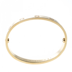 Pre Owned سوار كارتييه لوف ذهب أصفر 16سم