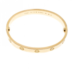 Pre Owned سوار كارتييه لوف ذهب أصفر 16سم
