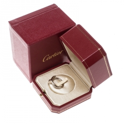 Pre Owned Cartier Juste Un Clou SM White Gold Ring Size 53