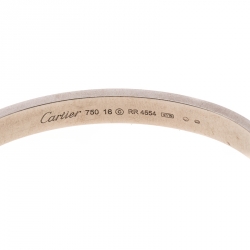 Pre Owned Cartier Love 18k White Gold Bracelet 16