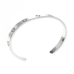 مملوكة مسبقًا سوار كارتييه لوف 1 ذهب أبيض عيار 18 وألماس 17