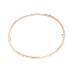 Pre Owned سوار كارتييه لاف SM ذهب وردي عيار 18 17 سم