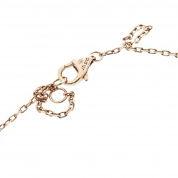 Pre Owned Cartier Trinity de Cartier Heart Three Tone 18k Gold Necklace