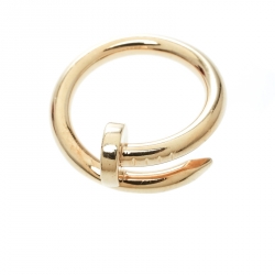 Pre Owned Cartier Juste Un Clou 18k Yellow Gold Ring Size 51
