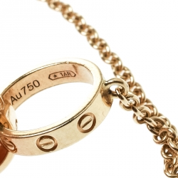 مملوكة مسبقًا Cartier Love 2 Hoops 18k Yellow Gold Bracelet