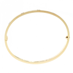 مملوكة مسبقًا Cartier Love 18k Yellow Gold SM Bracelet 19
