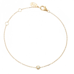 Pre Owned Cartier Diamants Legers Diamond 18k Yellow Gold Bracelet