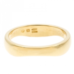 Pre Owned Cartier Love Me 18k Yellow Gold Band Ring Size 54