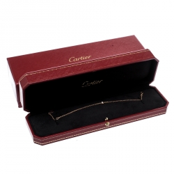 Pre Owned Cartier Diamants Legers de Cartier Diamond 18k Rose Gold Bracelet SM