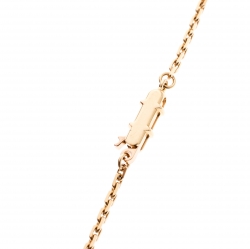 Pre Owned Cartier Love Pavé Diamond 18k Yellow Gold Pendant Necklace