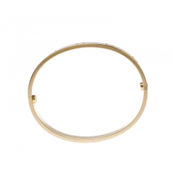 Pre Owned سوار كارتييه لوف ذهب أصفر عيار 18 17سم