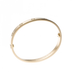 Pre Owned سوار كارتييه لوف ذهب أصفر عيار 18 17سم