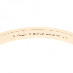 Pre Owned سوار كارتييه لوف ذهب أصفر عيار 18 17سم