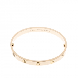 Pre Owned سوار كارتييه لوف ذهب أصفر عيار 18 17سم