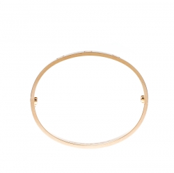 Pre Owned Cartier Love 18k Rose Gold Bracelet 17
