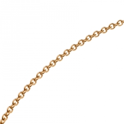 Pre Owned Cartier Love 2 Hoops 18k Yellow Gold Necklace