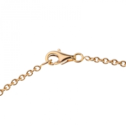Pre Owned Cartier Love 2 Hoops 18k Yellow Gold Necklace