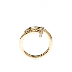 Pre Owned خاتم كارتييه جست أو كلو ذهب أصفر عيار 18 وألماس مقاس 54