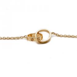 مملوكة مسبقًا Cartier Love 18K Yellow Gold 2 Hoops Bracelet
