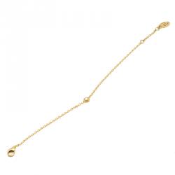 Pre Owned Cartier Diamants Legers De Cartier Diamond Yellow Gold Medium Bracelet
