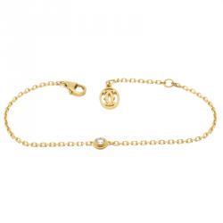 Pre Owned Cartier Diamants Legers De Cartier Diamond Yellow Gold Medium Bracelet