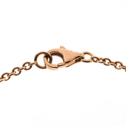 Pre Owned Cartier Love 18K Rose Gold 2 Hoops Bracelet
