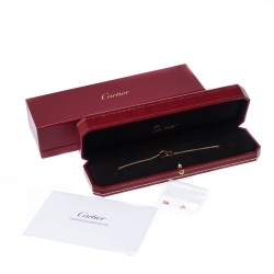 Pre Owned Cartier Love 18K Rose Gold 2 Hoops Bracelet