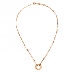 Pre Owned قلادة كارتييه لوف ألماس و ذهب وردي عيار 18