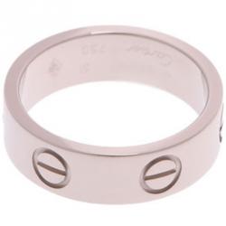 Pre Owned خاتم كارتييه أسترو لوف ذب أبيض عيار 18 مقاس 51