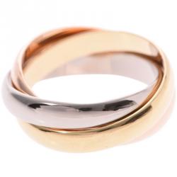 Pre Owned خاتم كارتييه ترينيتي باند ذهب وردي عيار 48