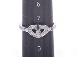 Pre Owned Cartier Heart of Cartier Diamond Ring Size 48 