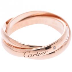 Pre Owned خاتم كارتييه ترينيتي باند ألماس مقاس 54