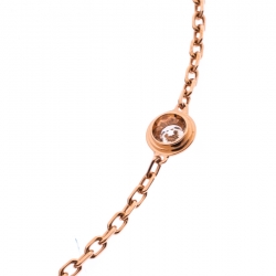 Pre Owned Cartier Diamants Legers de Cartier Diamond 18k Rose Gold Bracelet