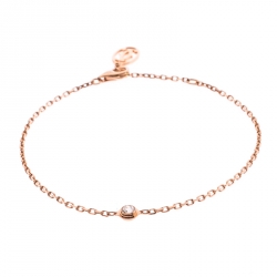 Pre Owned Cartier Diamants Legers de Cartier Diamond 18k Rose Gold Bracelet