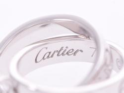 Pre Owned قلادة كارتييه لوف 2 حلق ذهب أبيض عيار 18