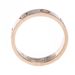 Pre Owned Cartier Love 18K Rose Gold XS Band Ring Size 45