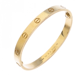 Pre Owned سوار كارتييه لوف ذهب أصفر 16سم