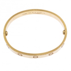 Pre Owned سوار كارتييه لوف ذهب أصفر 16سم