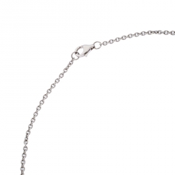 Pre Owned قلادة كارتييه لوف 2 حلقة ذهب أبيض عيار 18 بسلسلة