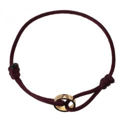 مملوكة مسبقًا Cartier Love Charity Gold and Diamond Bracelet with Silk Cord