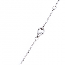 مملوكة مسبقًا Cartier Juste Un Clou Diamond 18K White Gold Pendant Necklace