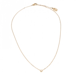 Pre Owned Cartier Diamants Légers De Cartier Diamond 18k Rose Gold XS Necklace