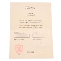 Pre Owned Cartier C Heart 18K Yellow Gold Pendant Necklace