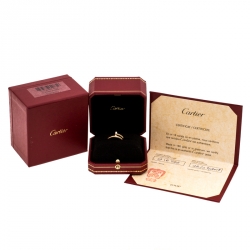 Pre Owned Cartier Juste Un Clou 18K Rose Gold Ring Size 53